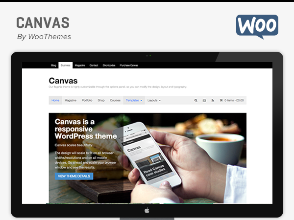 Canvas Interior &amp; Furniture Portfolio WP Theme