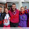 Winst voor OPZIJ op Amstelmarathon! Abstract background with chalk board texture
