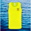 clubkleding fluor en rode polo