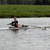 Goudse junioren openen roeiseizoen op Tromp Boat Race Foto: Jurre tijdens zijn race in de M16 1x